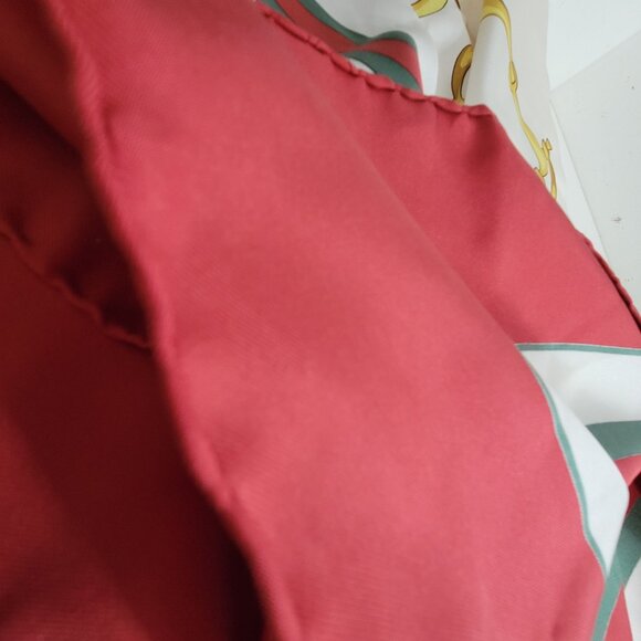 Vintage 1970's  Stirrup Pattern Gucci Scarf - Picture 4 of 6